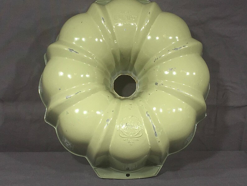 Vintage Bundt Pan Nordic Ware Best Bundt Gray Green Etsy