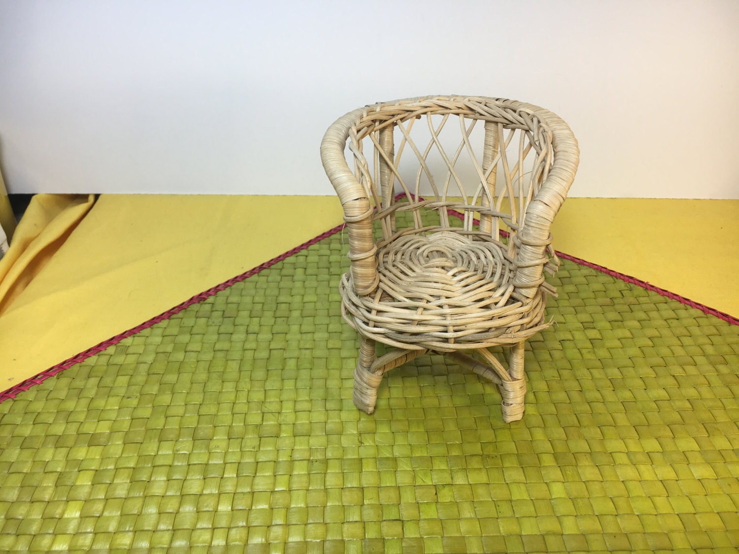 rattan dollhouse furniture