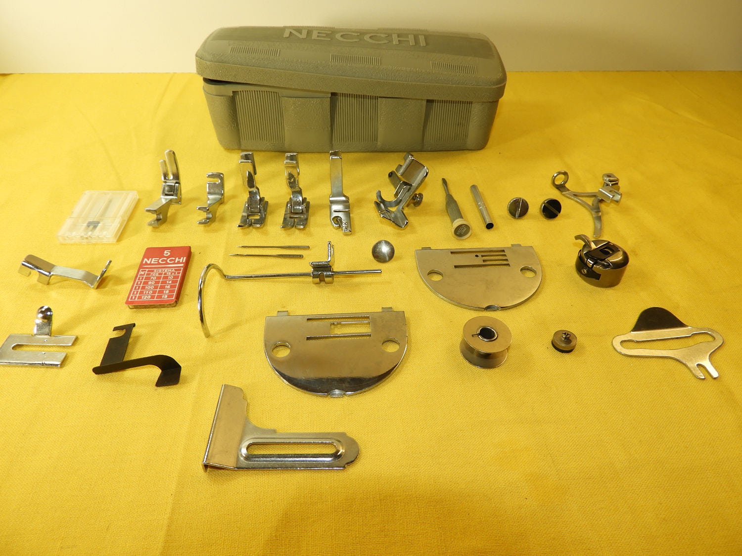 Vintage Necchi Sewing Machine Supplies, Necchi Sewing Parts, Necchi