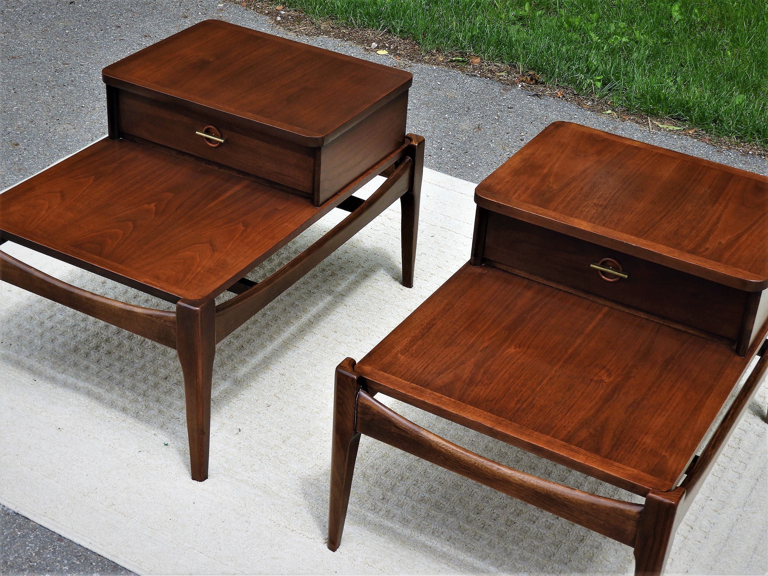 retro end table for living room