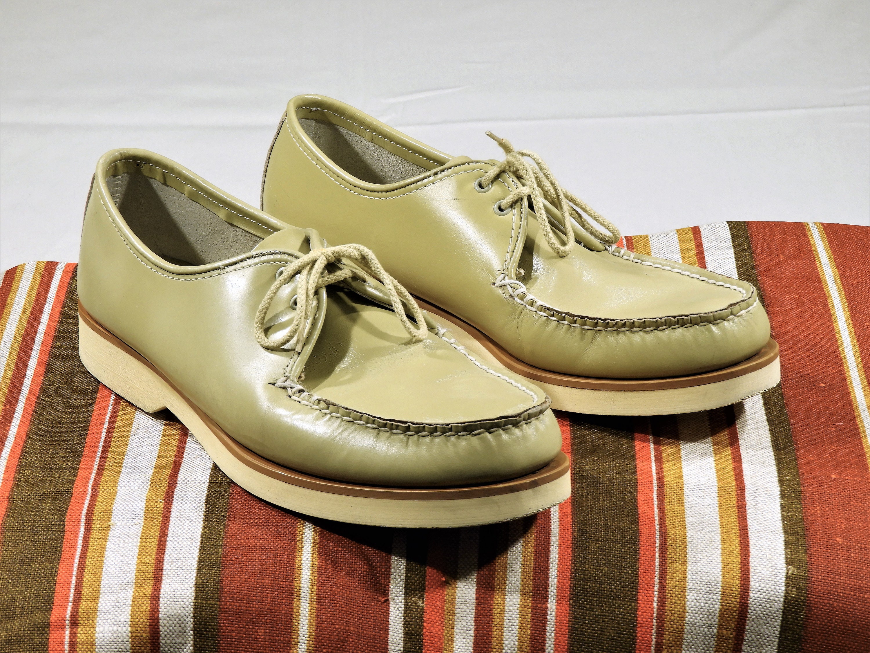 Vintage Sperry Shoes, Leather Top Sider, Mens Fashion, Sz