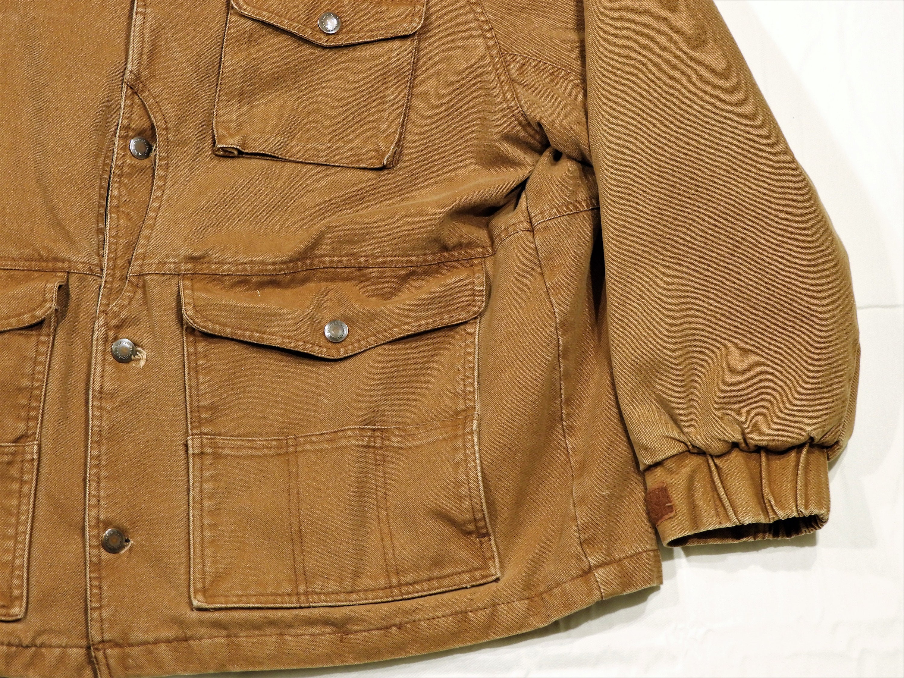 Vintage Wrangler Outerwear, Western Barn Coat, Brown Farm Jacket, Plaid