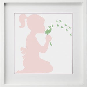 kruissteek meisjessilhouet, direct downloaden, PDF-patroon, een gratis grafiek voor een gekochte grafiek, REF 107/bloemenmeisje