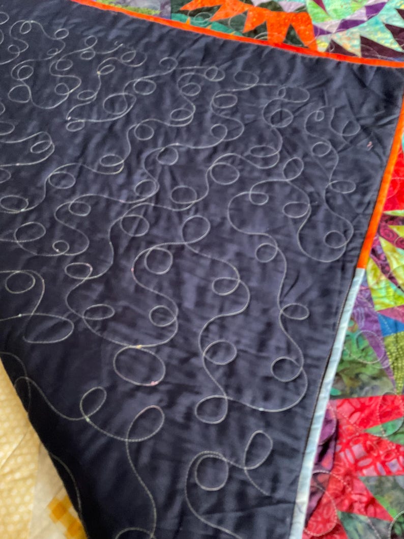 Striking Fourth of July Paper Pieced Lap or Display Quilt. 53” X 71 ...