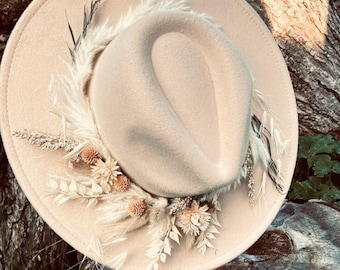 Boho Wildflower Hat