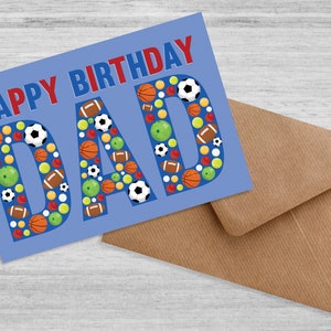 Happy Birthday Dad (Grußkarte)