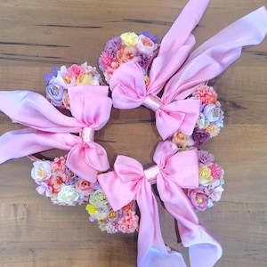 floral bow ears
