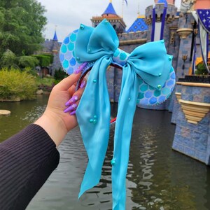 Mermaid pearl bow ears