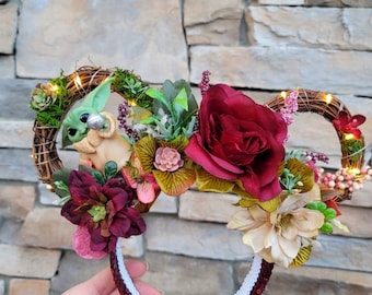 Vine burgundy mouse ears