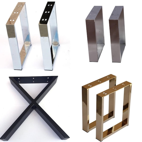 Chrome Coffee Table Legs Pack Of 4pcs Chrome Metal Triangular Furniture Legs Support