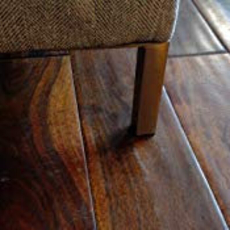 Brushed Satin Nickel Brass Chrome Square Furniture Legs Etsy