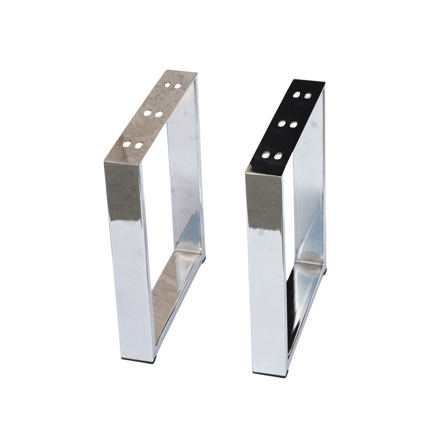 Piedini Regolabili Per Mobili - Set 4 Pezzi In Alluminio, Altezza 50-70mm, Per Tavoli E Divani - Foto 3