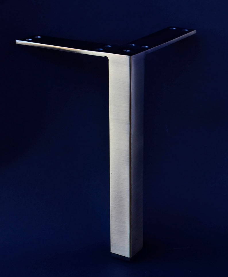 4pc Antique Brass Square Furniture Legs Sofa Legs Metal Legs Etsy