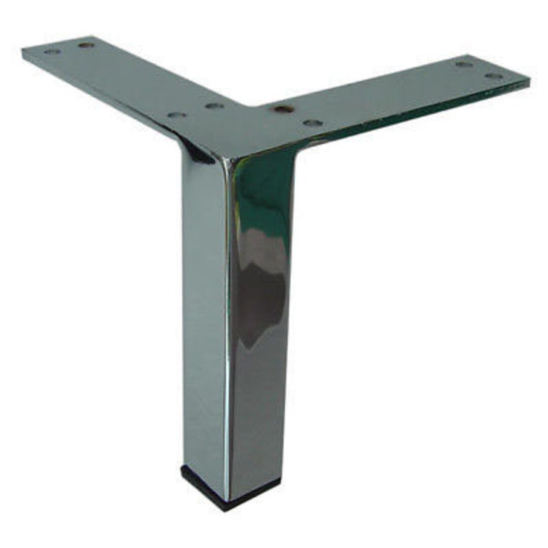 Metal Furniture Leg Sofa Legs 5 Brushed Satin Etsy