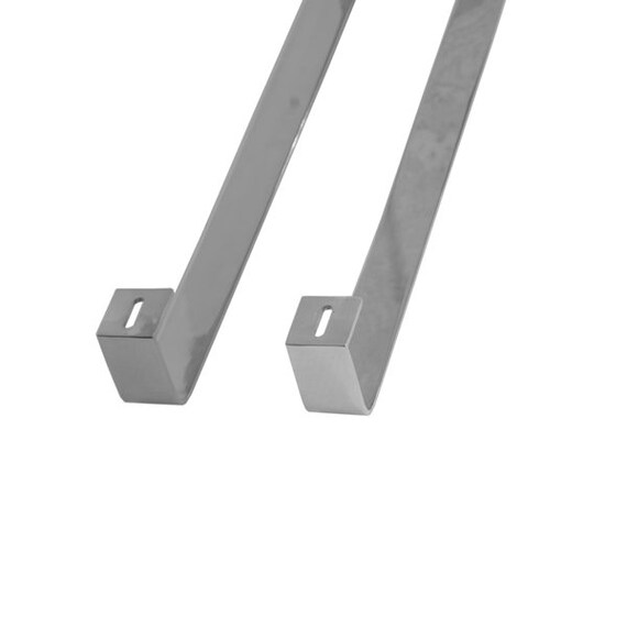 Set Solid Metal Furniture Legs Cabinet Legs U-Shape 36/" Stainless Steel 2PC