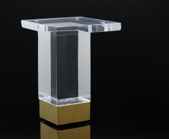 4PC Large Acrylic Lucite Furniture Legs for Sofa Cabinet ET Center