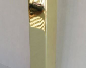 Metal Furniture Leg Sofa Cabinet Leg, 7"H, Brass Finish (Gold), DIY Modern, Unique, Affordable 4PC