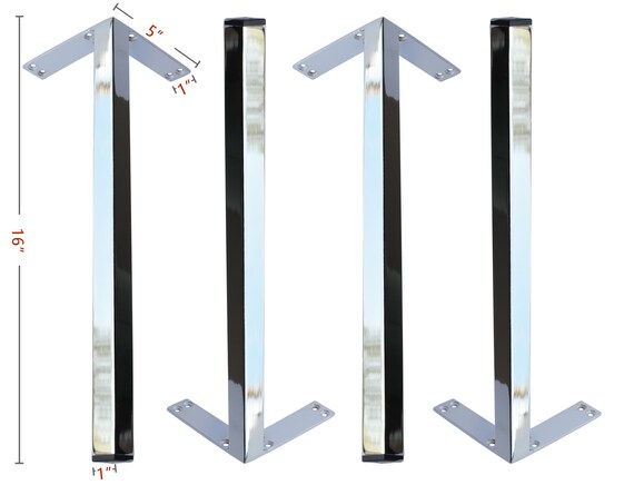 4pc Modern 8 12 16 Inch Metal Furniture Legs for Woodworking Replacement Coffee Table Legs Bench Feet for DIY Home Warming Ideas Etsy UK