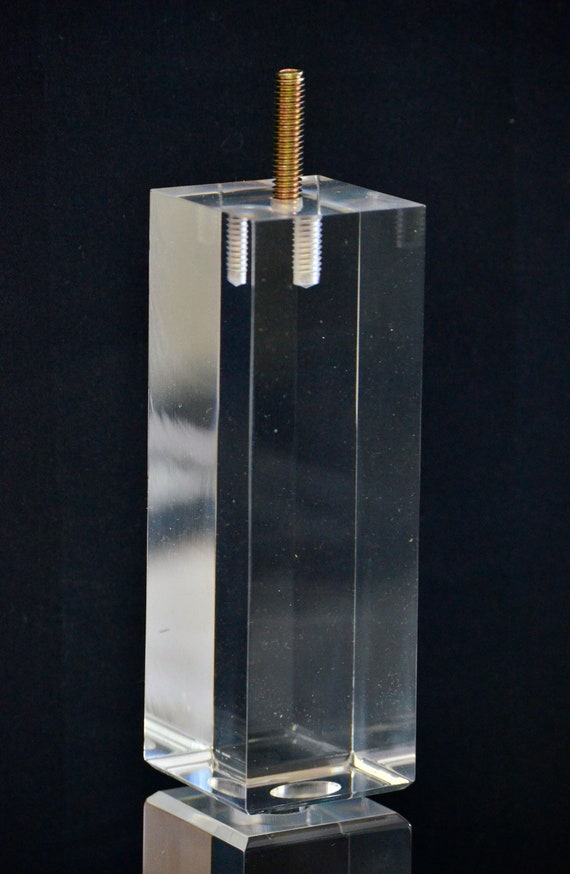 Large 6 Acrylic Lucite Furniture Legs For Sofa Chair Large 6 Acrylic Lucite Furniture Legs, Acrylic Furniture Legs