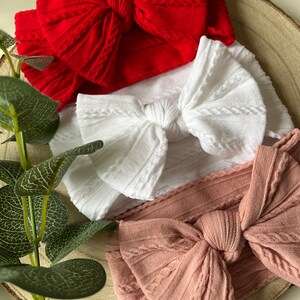 Handmade Baby and Toddler &#39;Love&#39; Bow Set