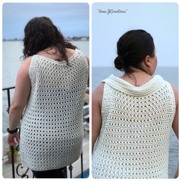 The Emilia Top, Crochet Top, Turtleneck top, DIY, ladies top, The Emilia Crochet Top