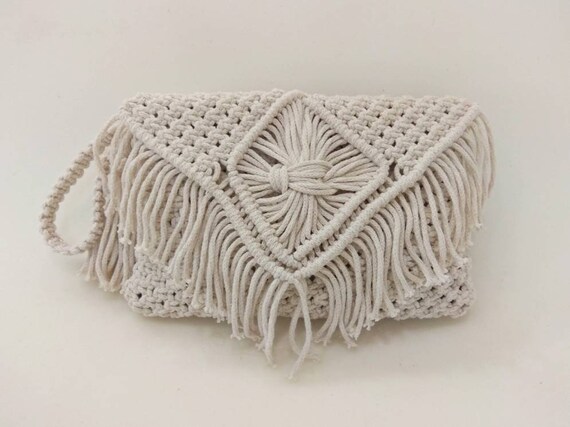 macrame clutch