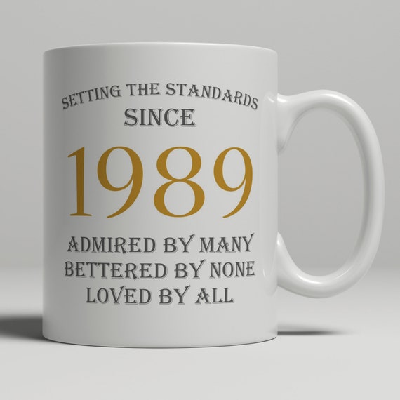 30th birthday gift 1989 gift idea for men//women//dad//present idea//30 mug
