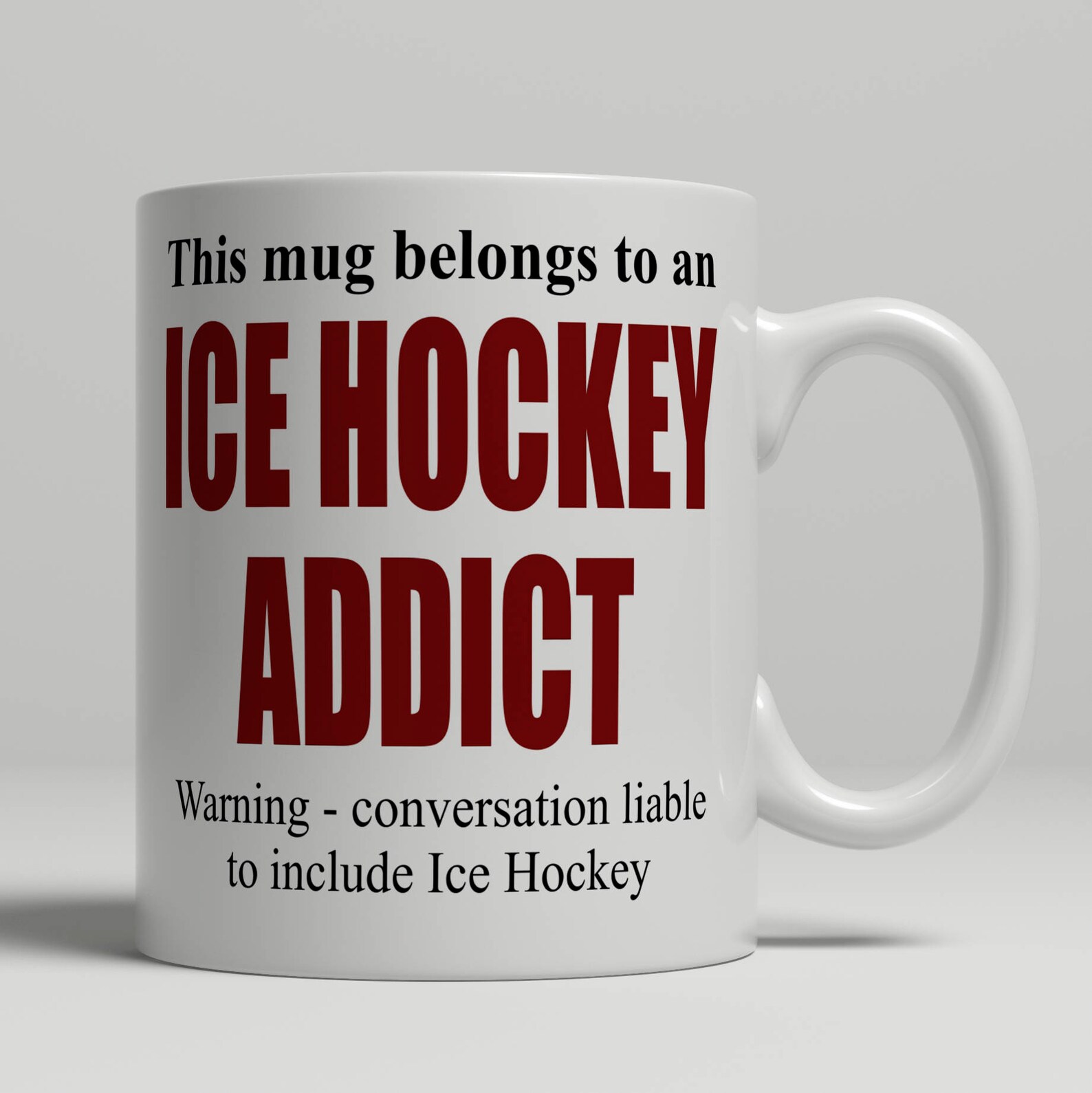 Ice Hockey Mug Ice Hockey Player Mug Ice Hockey Gift Idea Etsy