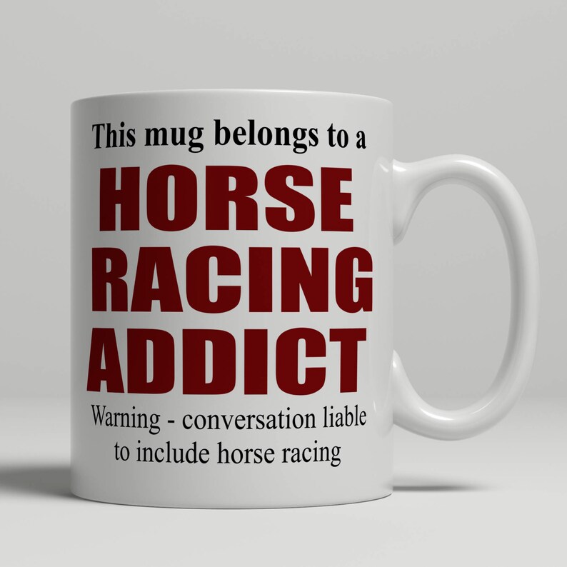 Horse Racing Mug Horse Racing Coffee Mug Gift for Horse Etsy UK