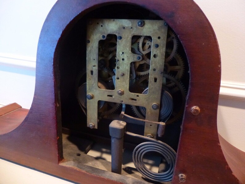 The E.ingraham Company Model Meteor Mantle Clock Etsy