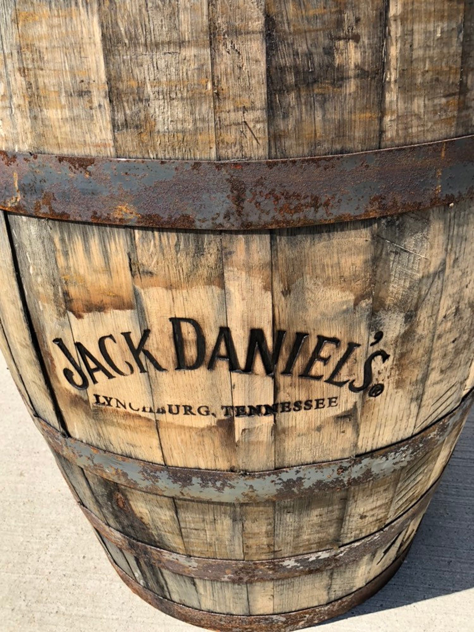 Vintage Jack Daniels whiskey barrel Etsy