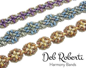 Harmony Bands Perlenmuster Anleitung von Deb Roberti (digitaler Download PDF Muster nur auf Englisch)