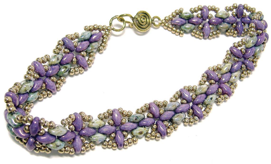 Harmony Bands Beaded Pattern Tutorial by Deb Roberti digital Etsy