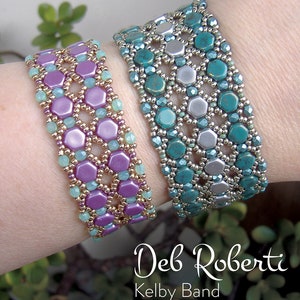 Tutorial per il modello di perline Kelby Band di Deb Roberti (solo in inglese, download digitale del modello PDF)