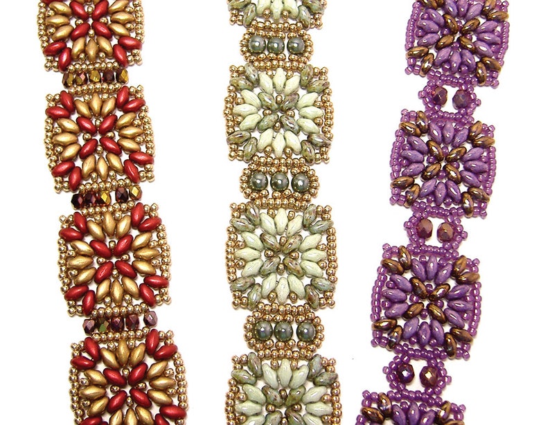 Maya Bands beaded pattern tutorial by Deb Roberti digital download PDF pattern in English only image 2