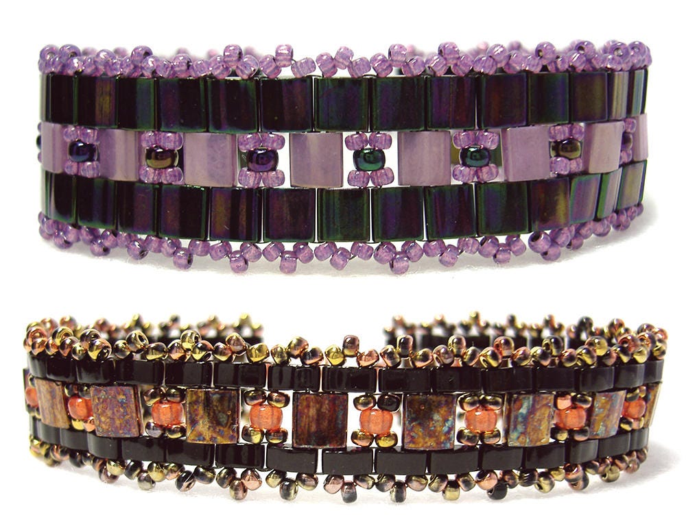 Fusion Bands Beaded Pattern Tutorial by Deb Roberti Etsy
