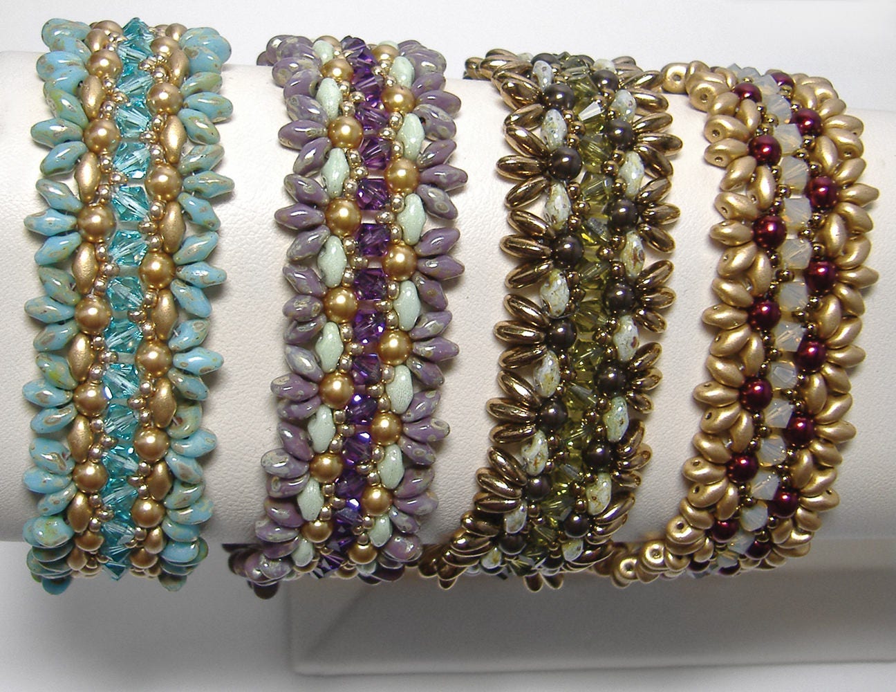 Ruffle Bracelet Beaded Pattern Tutorial by Deb Roberti (digital ...
