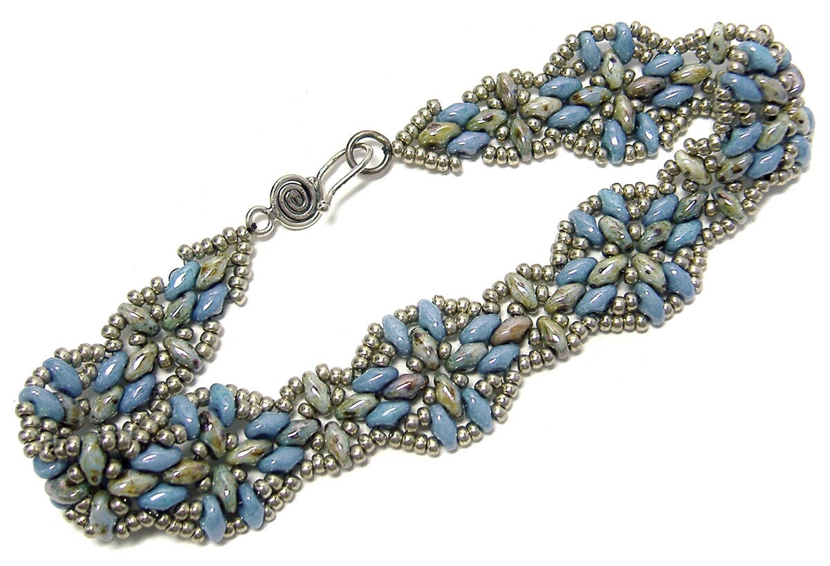 Harmony Bands Beaded Pattern Tutorial by Deb Roberti digital Etsy