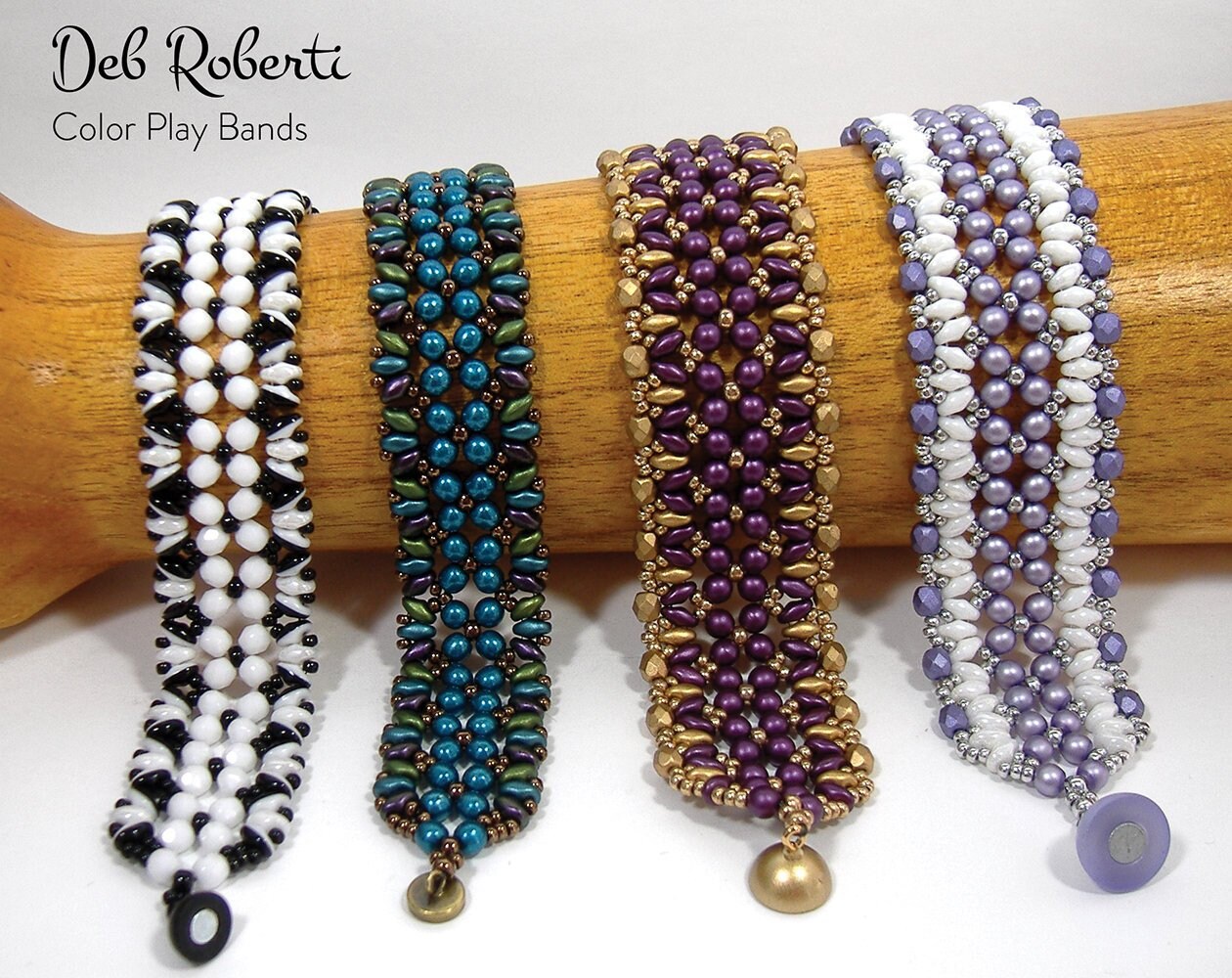 Color Play Bands Beaded Pattern Tutorial by Deb Roberti (digital ...