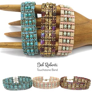 Tutorial per il modello di perline Touchstone Band di Deb Roberti (solo in inglese, download digitale del modello PDF)