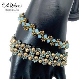 Bommel-Armreifen Anleitung von Deb Roberti (digitaler Download PDF-Muster nur in Englisch)