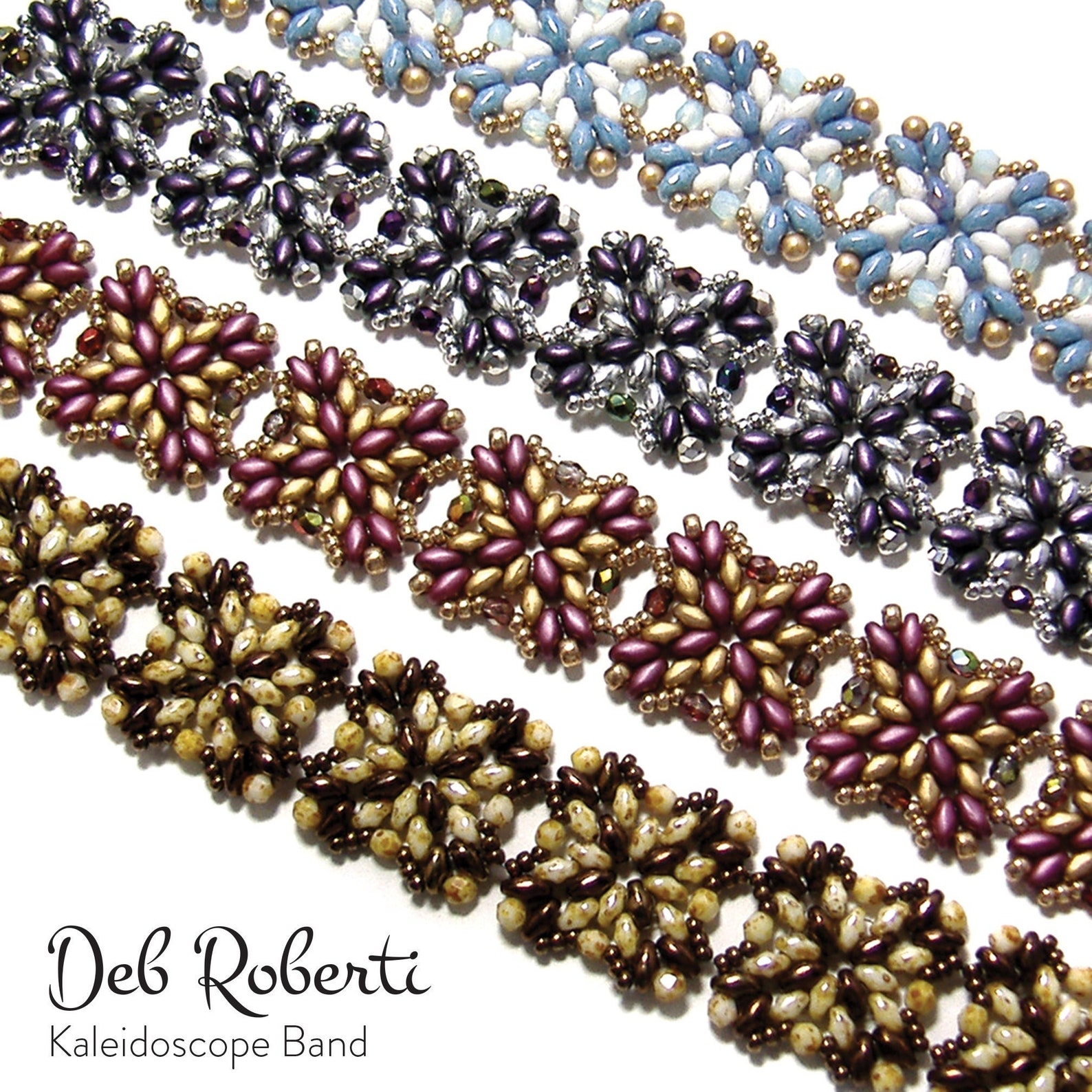 Kaleidoscope Band Beaded Pattern Tutorial by Deb Roberti Etsy