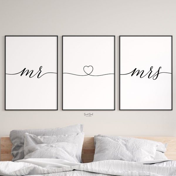 Bedroom Wall Art Over the Bed - Etsy