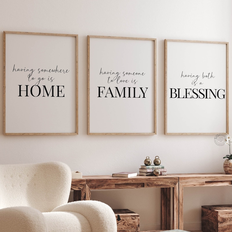 Living Room Wall Prints Etsy