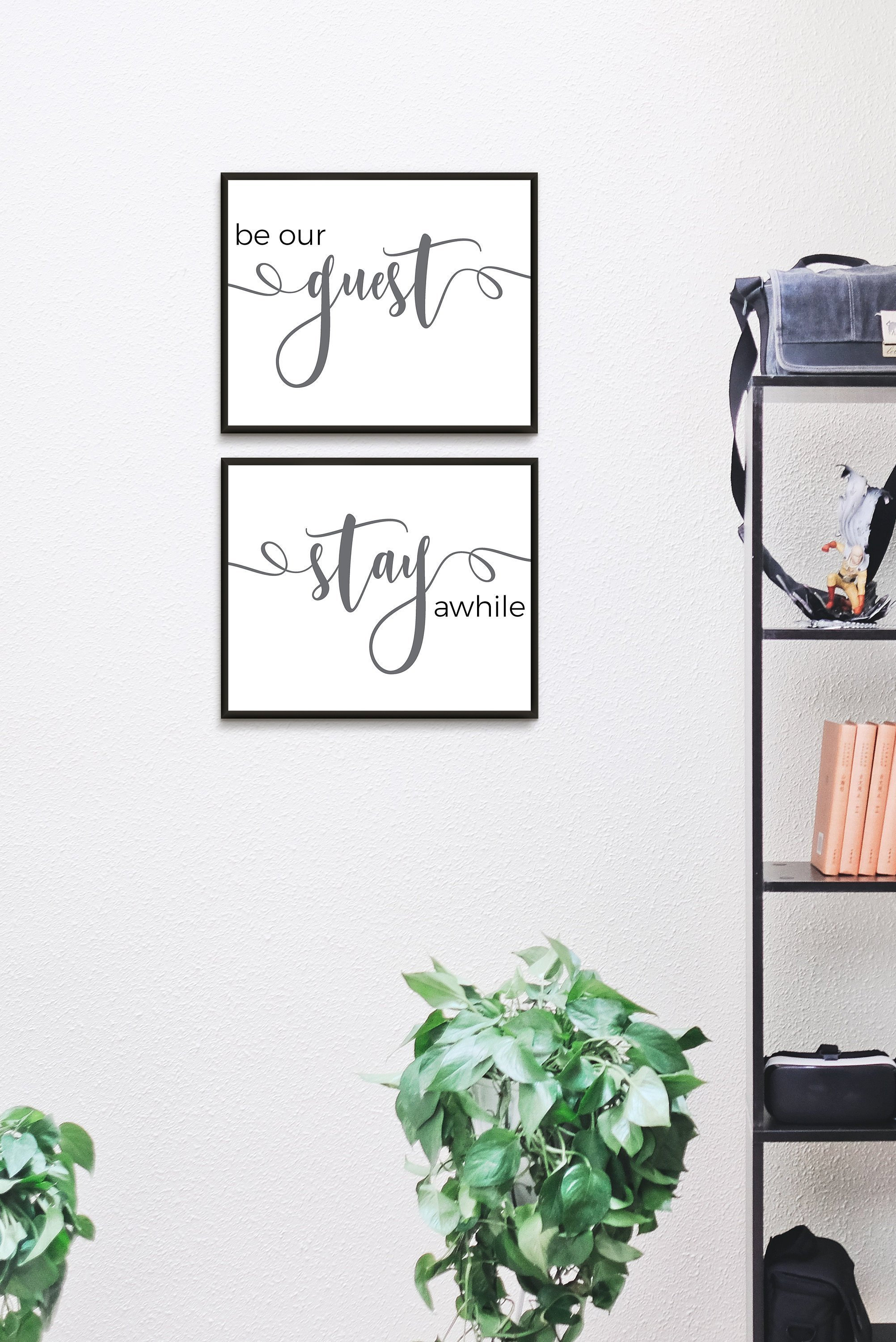 Guest room printable guest room wall art be our guest stay Etsy