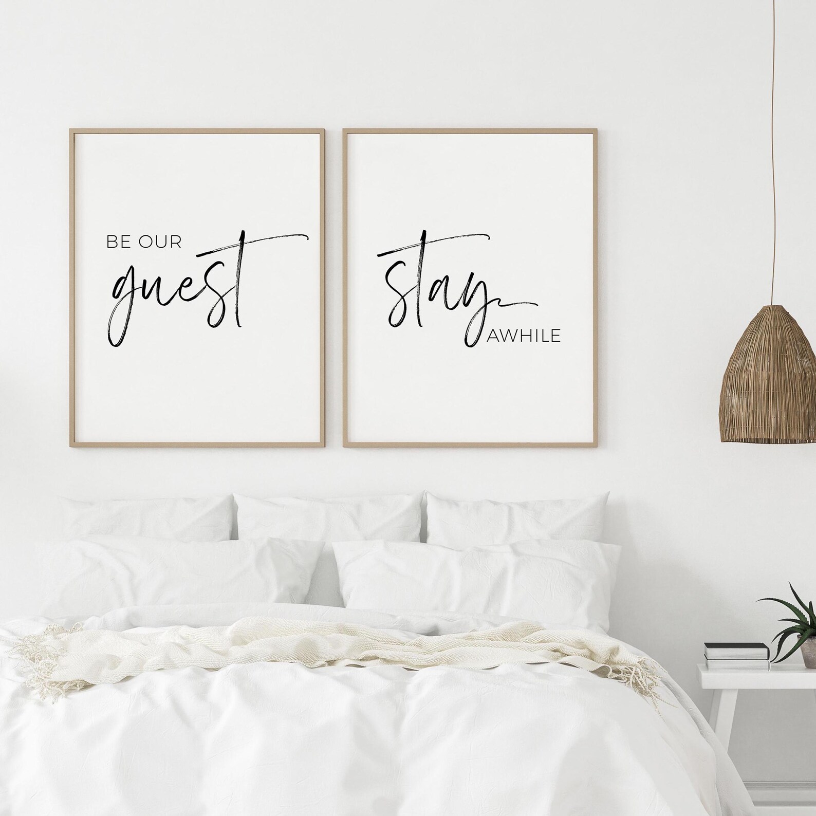 Be Our Guest Stay Awhile Print Download Guest Room Wall Art, Guest ...