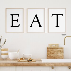 Dining Room Prints Set of 3 Dinning Room Wall Decor Kitchen - Etsy