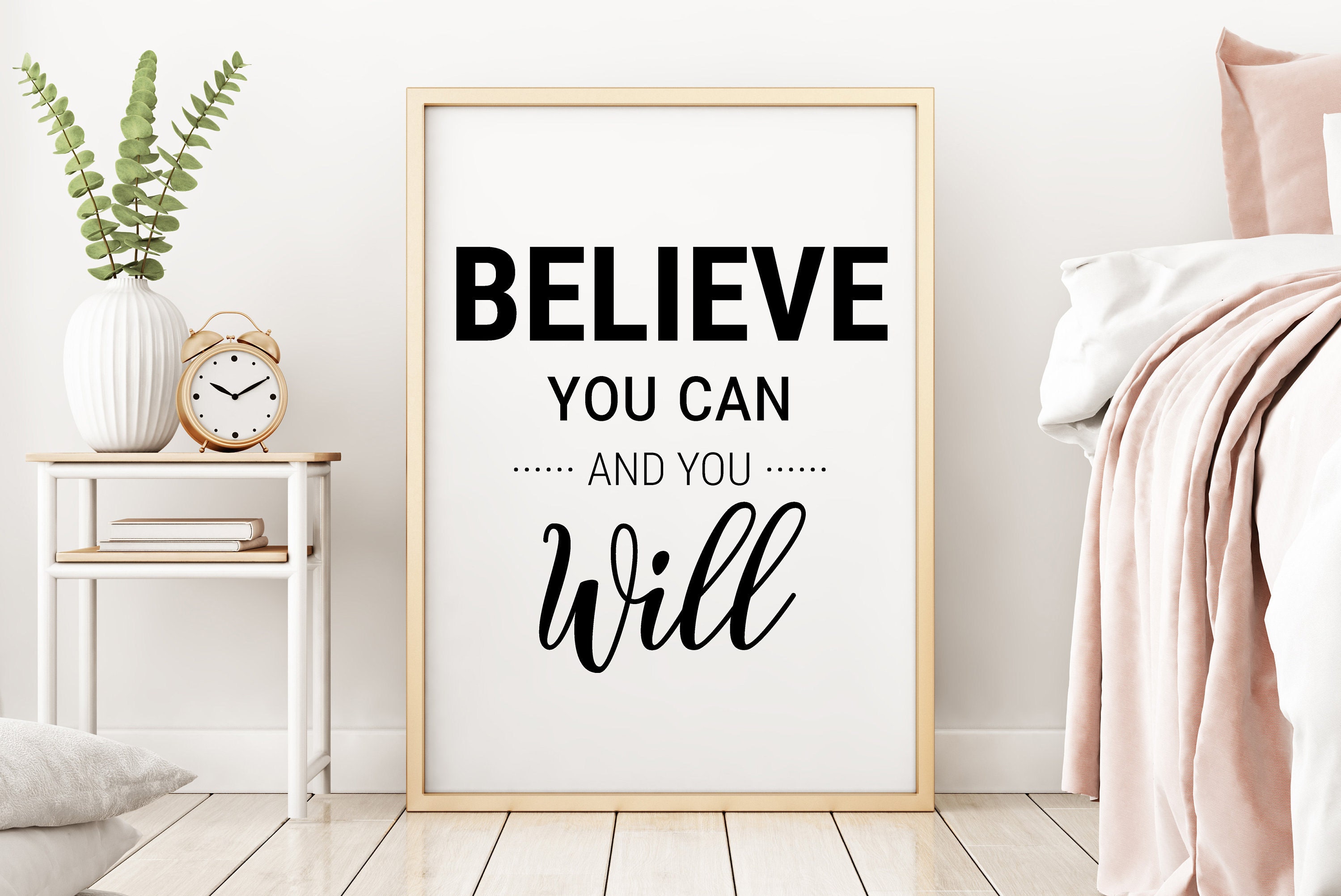 Inspirational quotes prints wall art motivational quotes | Etsy