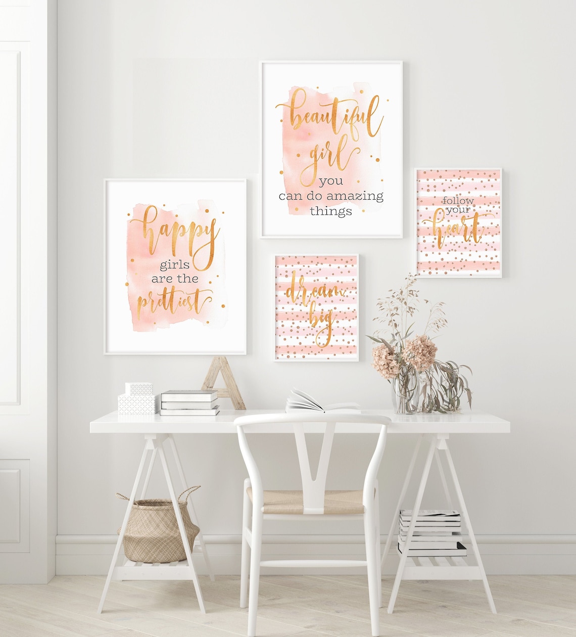 Girls Bedroom Prints Quotes Printable Wall Art Girl Room/teen | Etsy