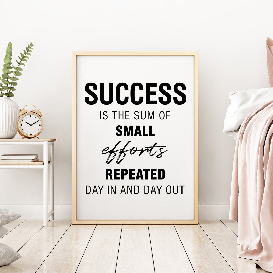 Inspirational Quote Prints, Motivational Wall Art, Office Wall Decor ...